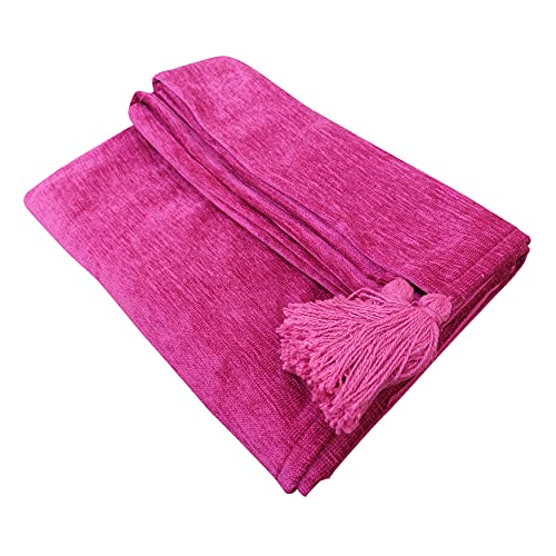 Image of Chenielle Throws for Sofa 50 x 60 inches - Pink