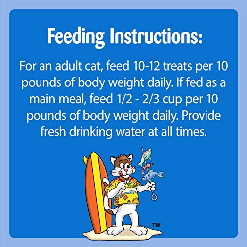 TEMPTATIONS MixUps Crunchy and Soft Cat Treats, Surfer's Delight Flavor, 30 oz. Tub - Image 7