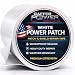 Patch & Shield Power Tape White - All Weather Patch Tape | Stretchy Sealing Tape for Roofing, Waterproof Tape for Pipes | Patch Holes & Cracks | Butyl Tape 4 inch x 5 feet