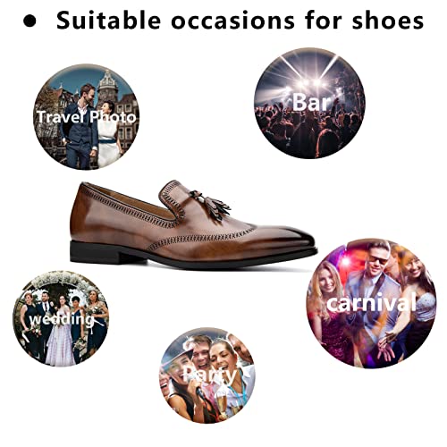 Meijiana Men's Classic Loafers - Dress Shoes for Men, Luxury Fashion Loafers4