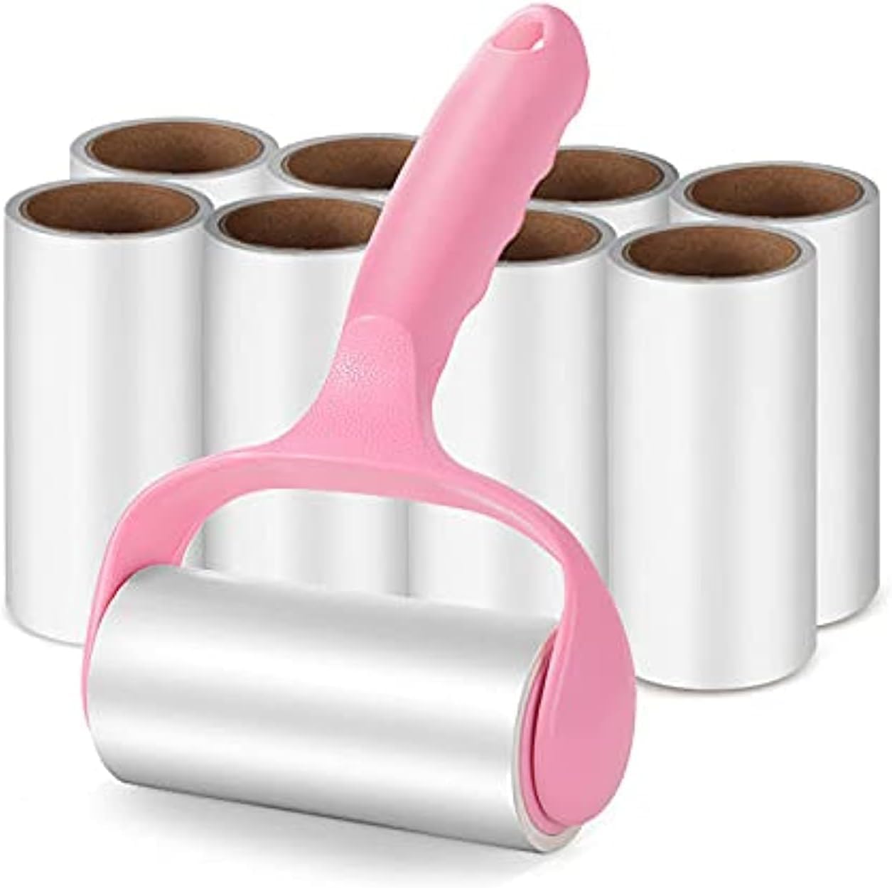 Lint Roller Super Sticky Pet Epilator Kit Fluff Suitable for Hair Clothes Carpet Car Seat and Brush With 9 Refills