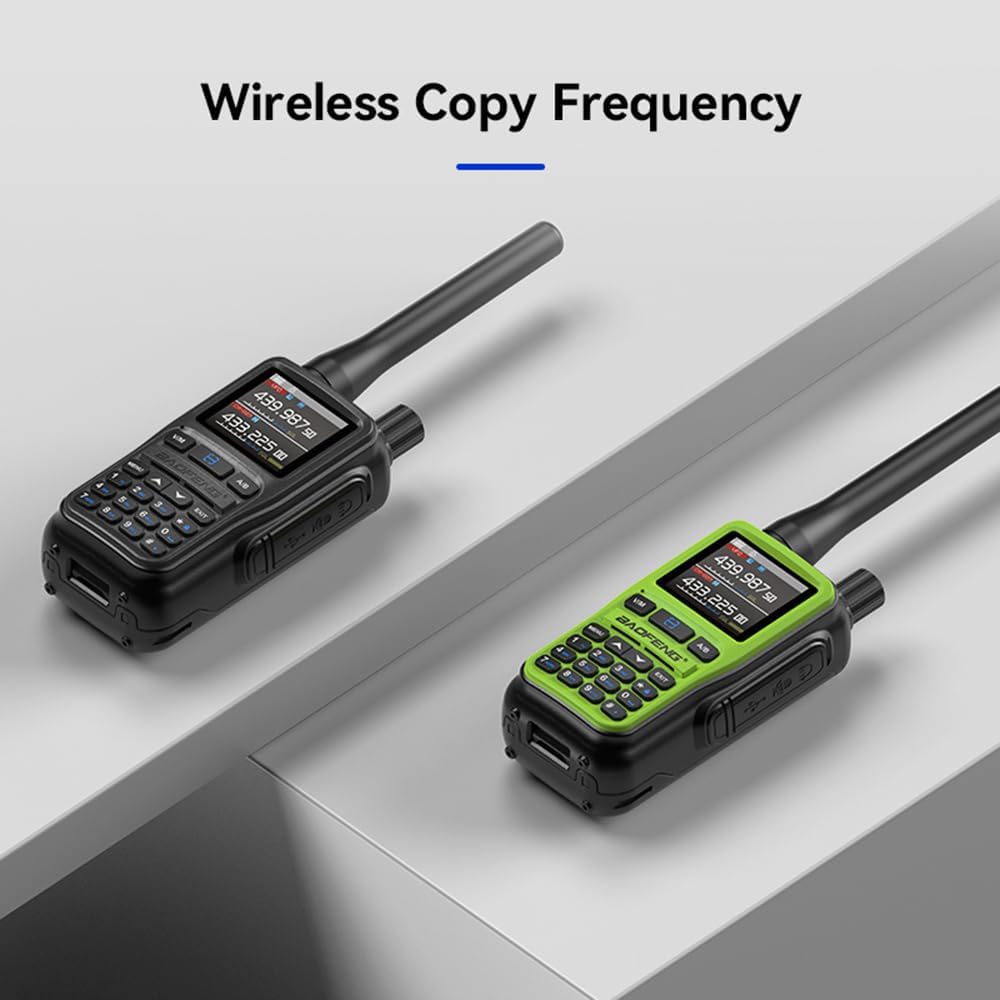 BAOFENG UV-5R Mini Two Way Radio Long Range Walkie Talkie NOAA Weather Dual PTT App Programming Copy Frequency Dual Band Radios