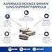 Real Science Throat & Lung Detox Capsules to Clear Mucus, Sore Throat & Support Breathing – Lung Support Supplement with Vinitrox, GABA, Vitamin C & D for Long-Term Cough & Respiratory Relief, 60 Caps