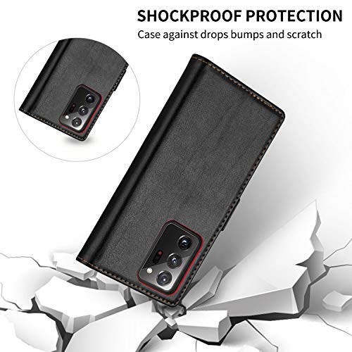 XYX Capa carteira para Samsung M51, Galaxy M51 com compartimento para cartão de crédito, capa flip d