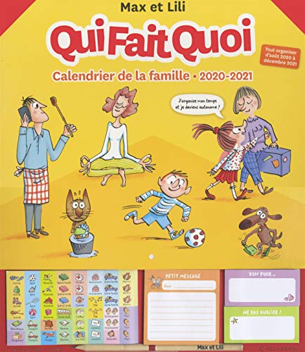 Qui fait quoi - Calendrier de la famille 2020-2021 Livre PDF Gratuit