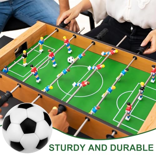 Hawdows 10 Stück 36mm Tischfußball, Tischkicker Bälle, Premium-Silent-Tischfußball, Tischkicker Bälle Reguläre Größe, Tischfussball Bälle Ersatzbälle für Erwachsene und Kinder Fußball Tisch Spiel