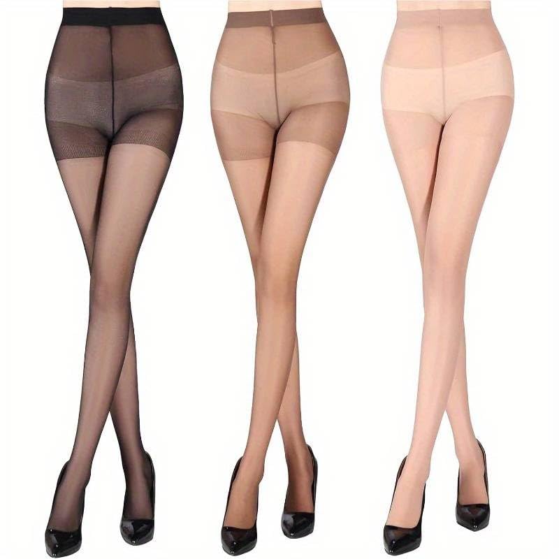 Image of Boolavard 20D Women's Sheer Tights Ultra Thin High Waist Pantyhose Thigh High Stockings