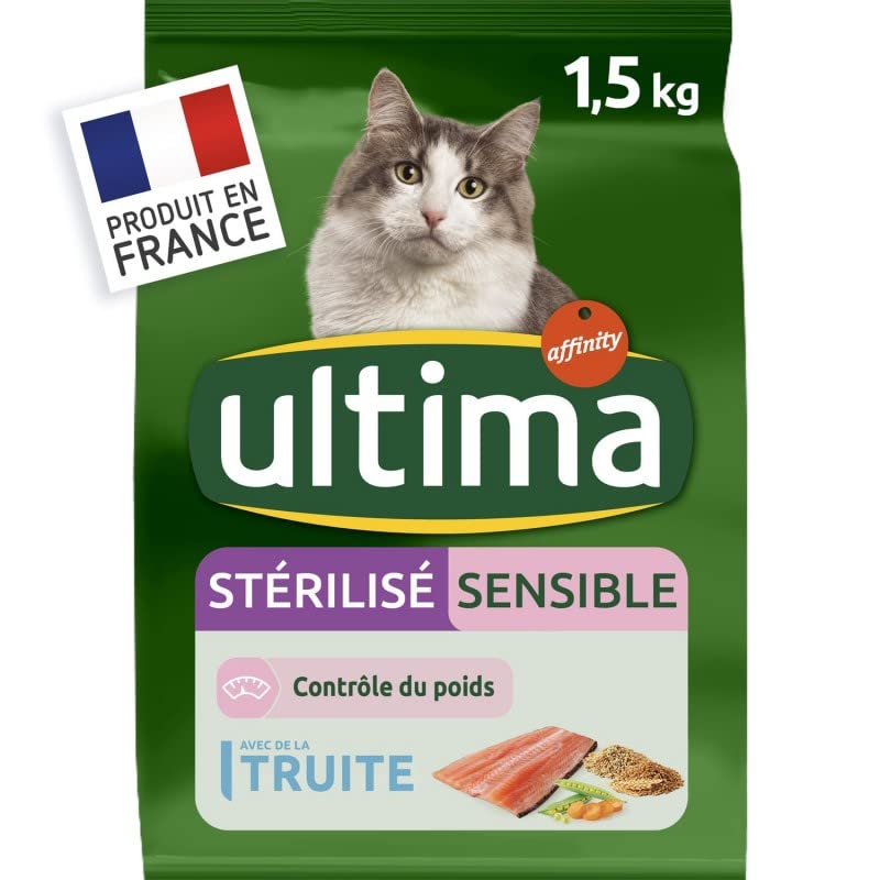 Ultima Chats Stérilisés Sensible pour le confort de votre félin