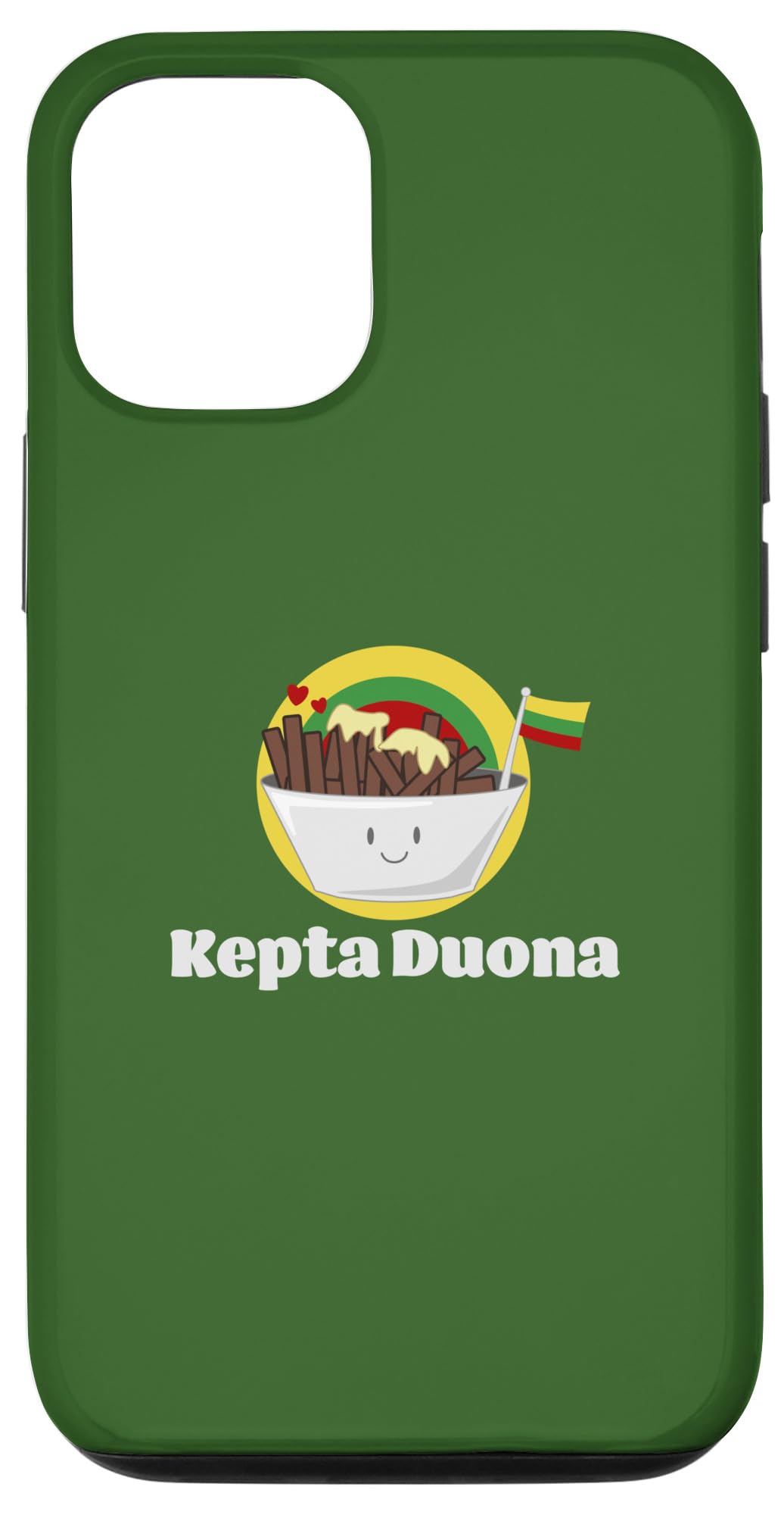 iPhone 15 Kepta Duona Lithuanian National Food Fried Bread Lithuania Case
