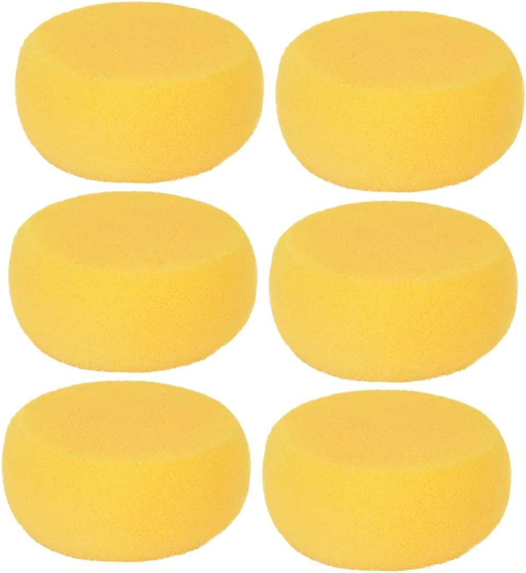 6pcs Soft Round Sponges for Watercolor Painting Artist Sponges for Boys and Girls Adults Art Projects