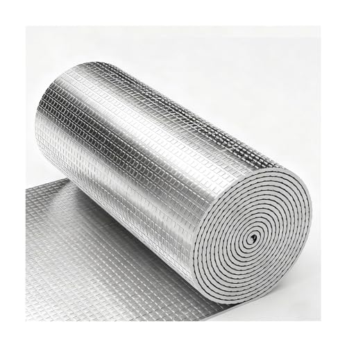 Rolka termoizolacyjna z bąbelkami – dwuwarstwowa folia ochronna na grzejnik, łatwa do cięcia (300 cm, 1,5 cm) dla wydajności energetycznej i zatrzymywania ciepła