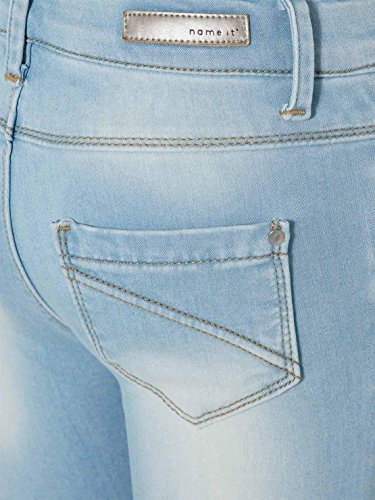 NAME IT Mädchen Jeans NKFPOLLY DNMTIA 1003 Pant NOOS 13147783, Gr. 98, Blau (Light Blue Denim) – Ansicht 5