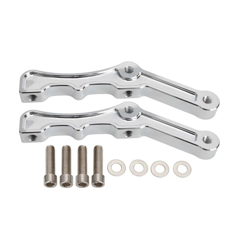 Support étrier de frein radial 100mm chrome pour Harley Softail Dyna 1984-1999