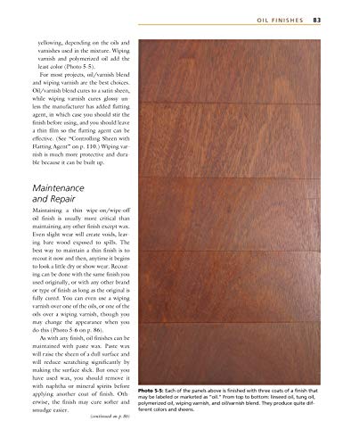 Understanding Wood Finishing: How to Select and Apply the Right Finish (Fox Chapel Publishing) Practical, Comprehensive Guide; Over 300 Color Photos and 40 Reference Tables & Troubleshooting Guides - Image 10