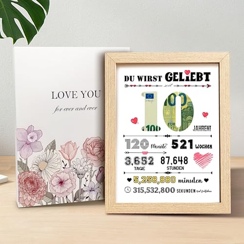 Dercylele 10. Regalos de dinero para cumpleaños, 10 cumpleaños para niños, 10 cumpleaños para niñas, regalo de cumpleaños, regalo de 10 cumpleaños para niños, regalo de aniversario para él/ella (10)