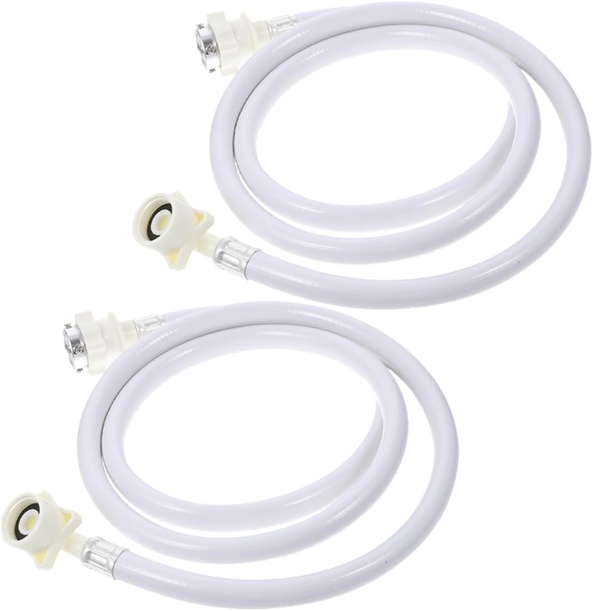 Generic 2pcs Water Inlet Hose for Washing Machines Flexible and Easy Installation Leak Connection for Automatic Washers