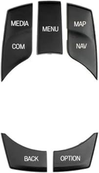 Button Trim Cover for BMW 5/6/7 Series G30 G31 G38 G32 G11 G12 G60 G68 G70, Car Console CIC i-Drive Multimedia Button