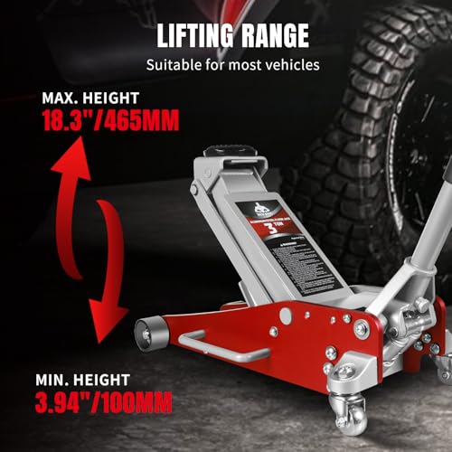Jack Boss A-1 3 Ton Low Profile, Aluminum And Steel Racing Floor Jack thumb #3