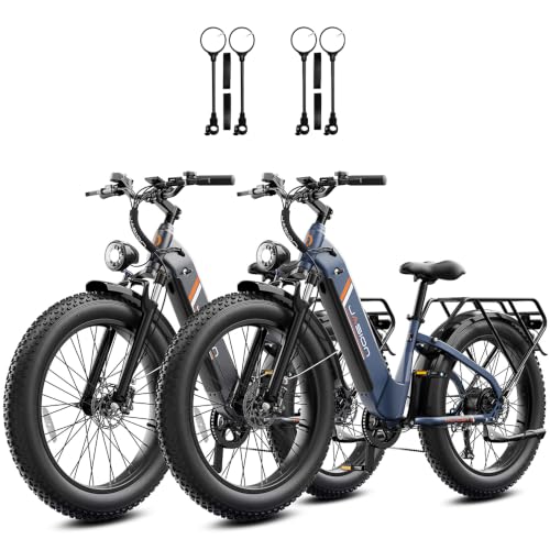 Image of Jasion Thunder /PRO /ST Electric Bike,2000W /1800W Peak Ebikes for Adults,26''Fat Tire Best Ebike for Men,90 /80 Miles with 1040Wh /864Wh Battery,35 /30+MPH Max Speed Bicycles,500 /400LB Capacity