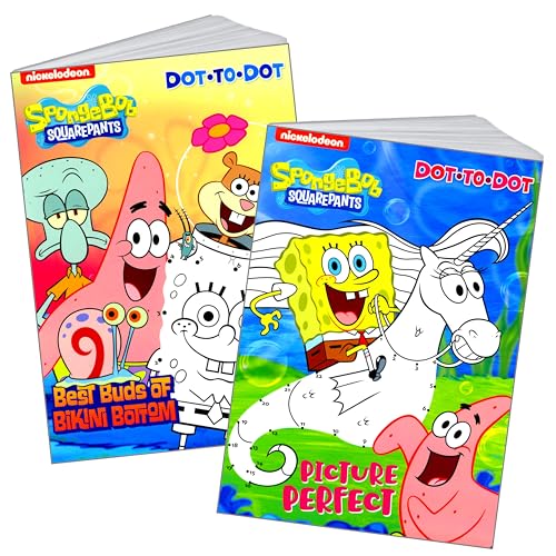 Image of Spongebob Squarepants Coloring and Stickers Activity Set with Coloring Books, Sponge Bob Stickers, and More