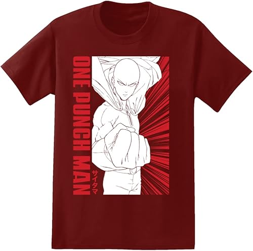 One Punch Man Saitama Poster - Camiseta de manga corta para hombre y mujer