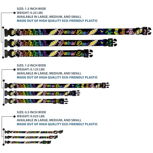 Collar de Grateful Dead para paseos diarios con estilo pop 4