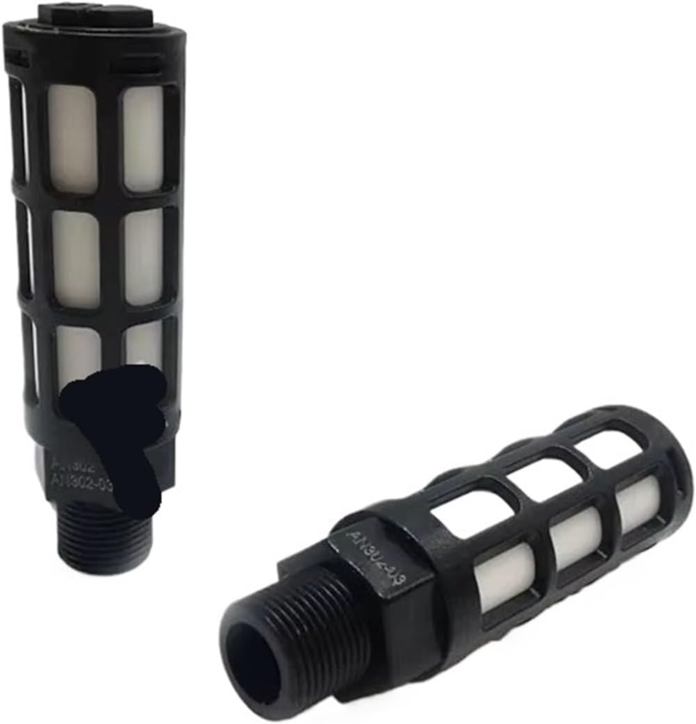 1pcs AN101-01 AN103-01 AN202-02 AN302-03 AN402-04 AN120-M5 M6 copper muffler Reduction Type(M6 copper muffler)