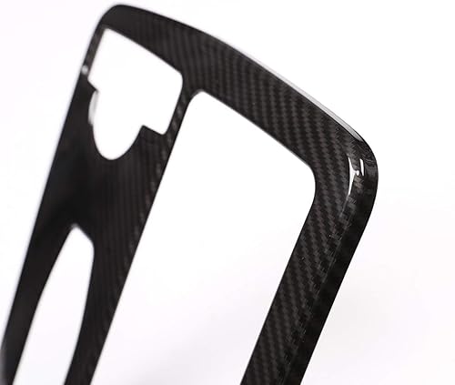 Miniatura 8 de CHEYA ABS estilo fibra de carbono consola central portavasos, cubierta de marco para Mercedes Benz Clase C W204 2008-2013 conducción izquierda