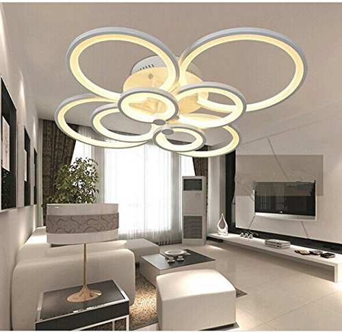 Éclairage salon plafond avec corps couleur 1 cercle 12W au design géométrique