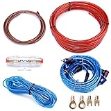 Amélioration audio : ce kit de câblage pour amplificateur est conçu pour les modifications audio de voiture, vous permettant de connecter et d'améliorer le système audio de votre véhicule. câblage d'installation d'amplificateur, kit de câblage pour voiture