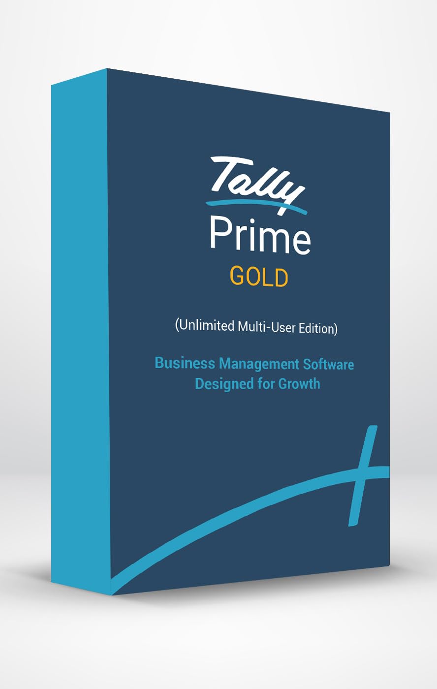 TallyPrime Gold- Lifetime license for Unlimited users/PCs on LAN - Accounting, GST, Invoice, Inventory, MIS & more (No CD. E-mail delivery in 2 hours)