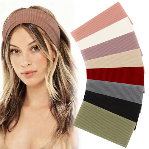 8 Packs Knitted Thick Headbands for Women Fashion Wide Hairbands Non Slip Boho Head Bands Workout Outdoor Yoga Sports Hair band Hair Accessories 8 Packs Knitted Thick Headbands for Women Fashion Wide Hairbands Non Slip Boho Head Bands Workout Outdoor Yoga Sports Hair band Hair Accessories