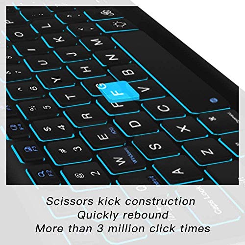 Boxwave Keyboard Compatible With Galaxy Tab S2 (9.7) (Keyboard By Boxwave) - Slimkeys Bluetooth Keyboard - With Backlight, Portable Keyboard W/Convenient Back Light - Jet Black #TOP4