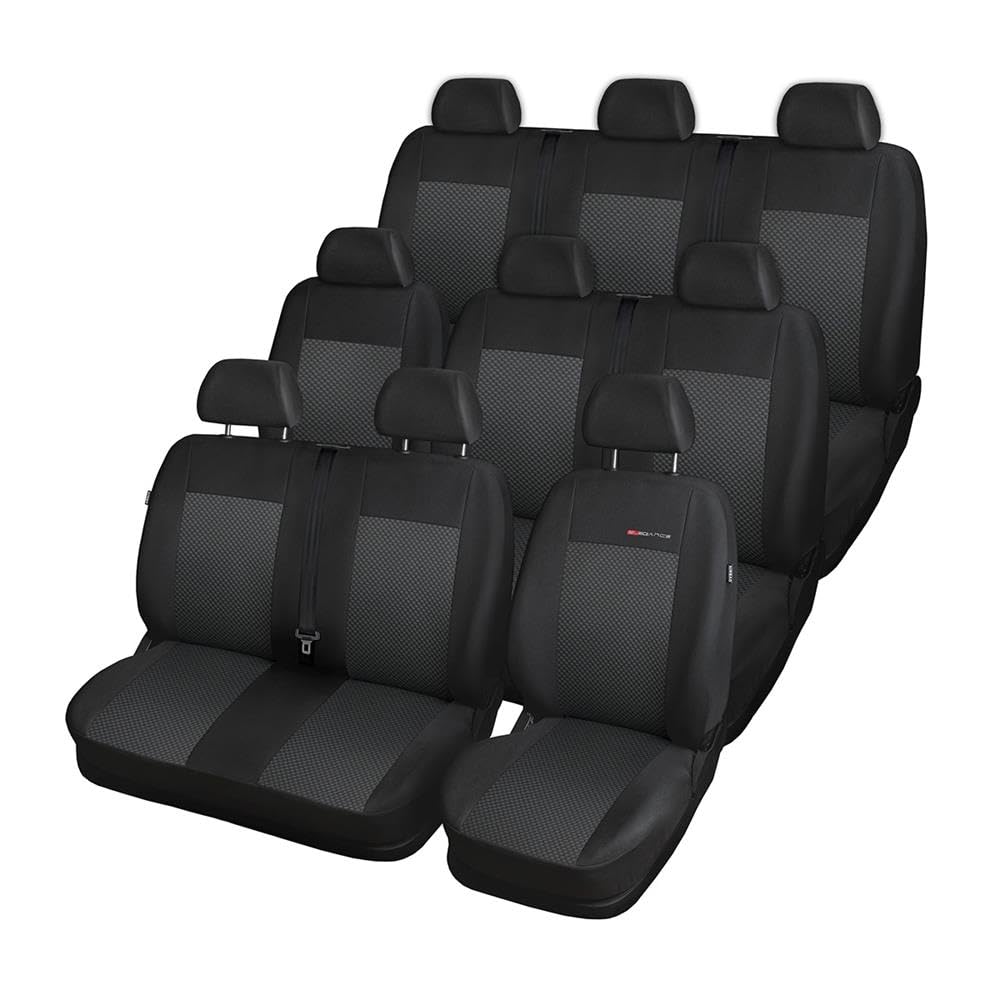 Mossa Fundas de Asientos a Medida aptas para Citroen Jumpy III 2016-... 2E3