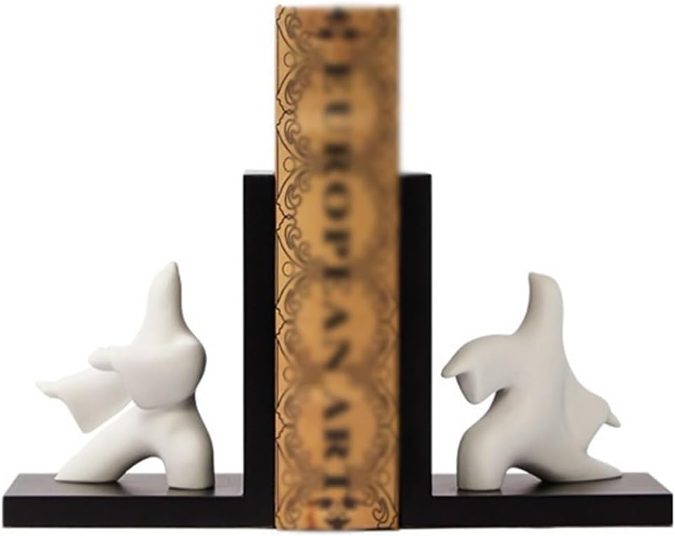 Bookend Support Bookends Book Ends Resin Chinese Zen Taiji Man Decorative Great for Library Office Home School Bookends