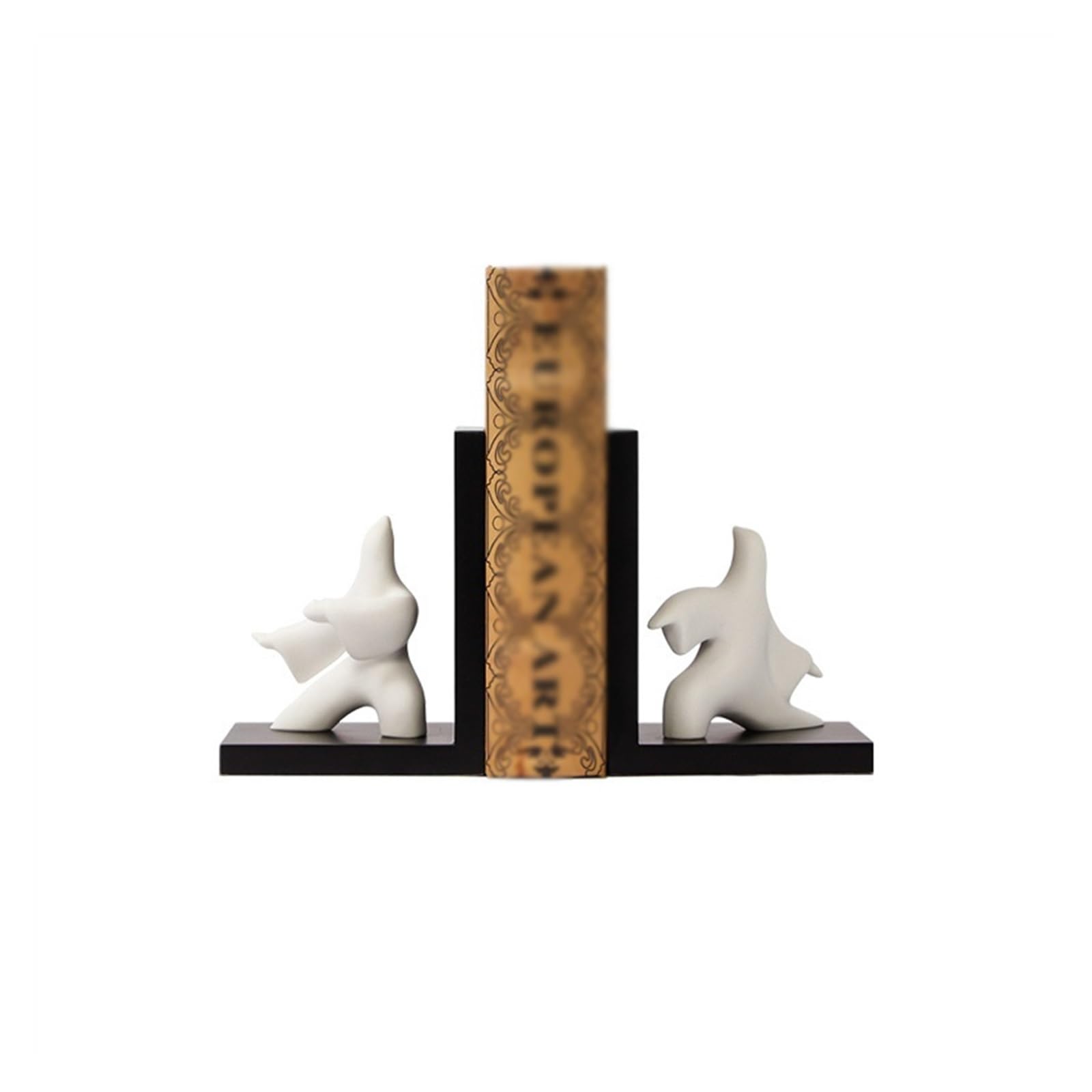 Shelves Bookends Book Ends Resin Chinese Zen Taiji Man Decorative Great for Library Office Home School Book Support