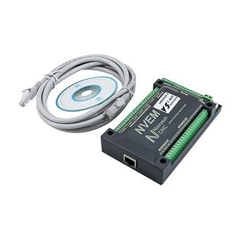 NVUM NVEM Mach3 USB Ethernet Card 200KHz CNC Router 3 4 5 6 Axis Motion Control Card for DIY Engraving Machine MEIHAOCNC 5 axis Ethernet