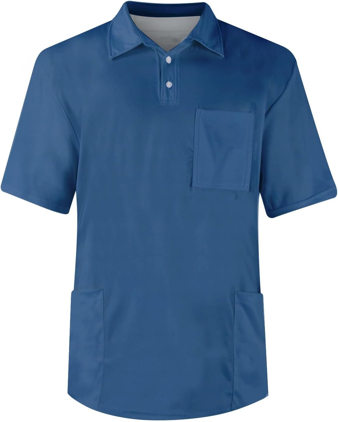 Men's Work Scrubs Unisex Short Sleeve Spring Summer Soft Scrub Top with Pockets