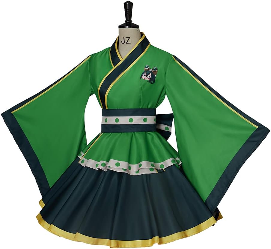 WOSHOW Anime Hero Cosplay Costume Women Battle Lolita Kimono Dress Halloween Suit - Image 3