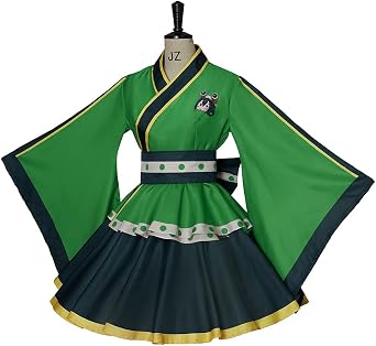 WOSHOW Anime Hero Cosplay Costume Women Battle Lolita Kimono Dress Halloween Suit