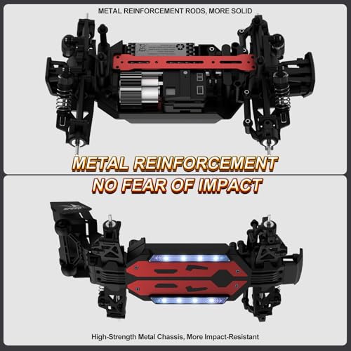 Image of Nikuku Fast Remote Control Car, 38 KPH High Speed Off Road RC Cars with 2.4 GHz, 1:20 Scale 4WD Electric All Terrain RC Monster Truck Toys, Christmas Birthday Gifts for Adults & Boys