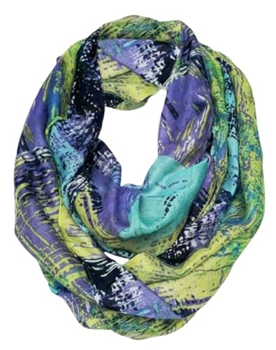 FAIRYGATE Damen Schal Damenschal Damen Schal Bunt Dünner leichter und weicher Damen Loop Schal Rundschal Halstuch Schlauchschal Accessoires DA0316