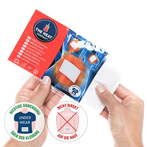 THE HEAT COMPANY Bodywärmer - 10 oder 40 Stück - Wärmepflaster Rücken & Nacken - EXTRA WARM - Körperwärmer - Rückenwärmer - 12 Stunden wohlige Wärme - luftaktiviert - rein natürlich - Image 3
