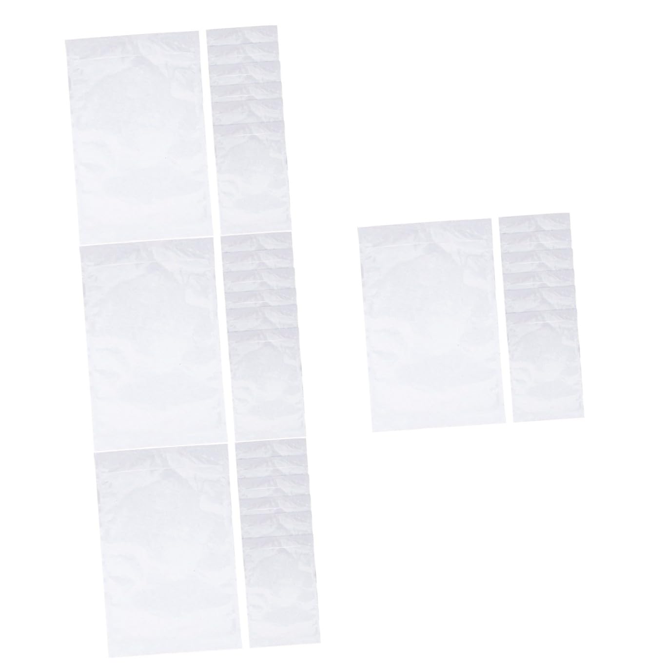 Angoily 400 Pièces Pochettes Auto Adhésives Transparentes pour de Colis Pochettes Étiquette Expédition Résistantes Protection Pratique pour Étiquettes Adresse Carton Plastique et