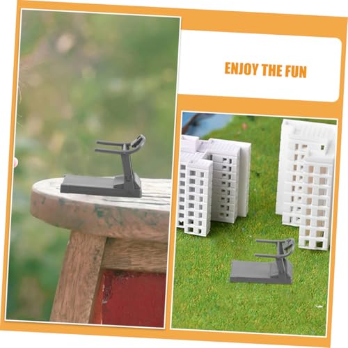 IMIKEYA Miniature Gym Equipment Model Dollhouse Fitness Accessories for Indoor Workout Scenes Attractive Mini Gym Decor for Creative Building Fun - Thumbnail 7
