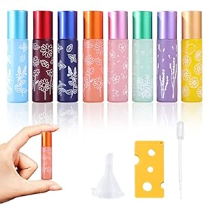 Najili 8 sztuk Roll-on Butelki Szklane