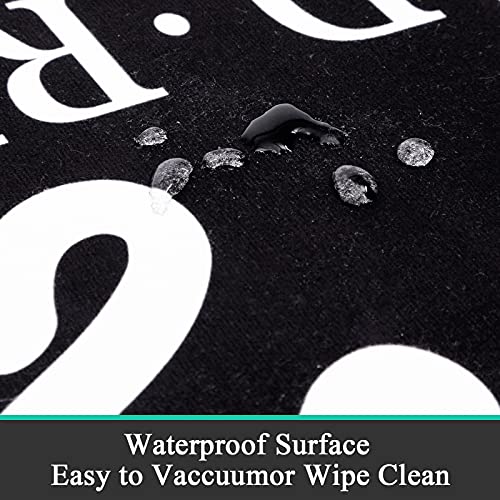 Image of Pauwer Farmhouse Laundry Room Rugs Runner 20 inchx48 inch Non Slip Waterproof Laundry Mats Kitchen Floor Carpet Durable Cushioned Natural Rubber Foam Area Rug for Laundry Room Kitchen Bathroom