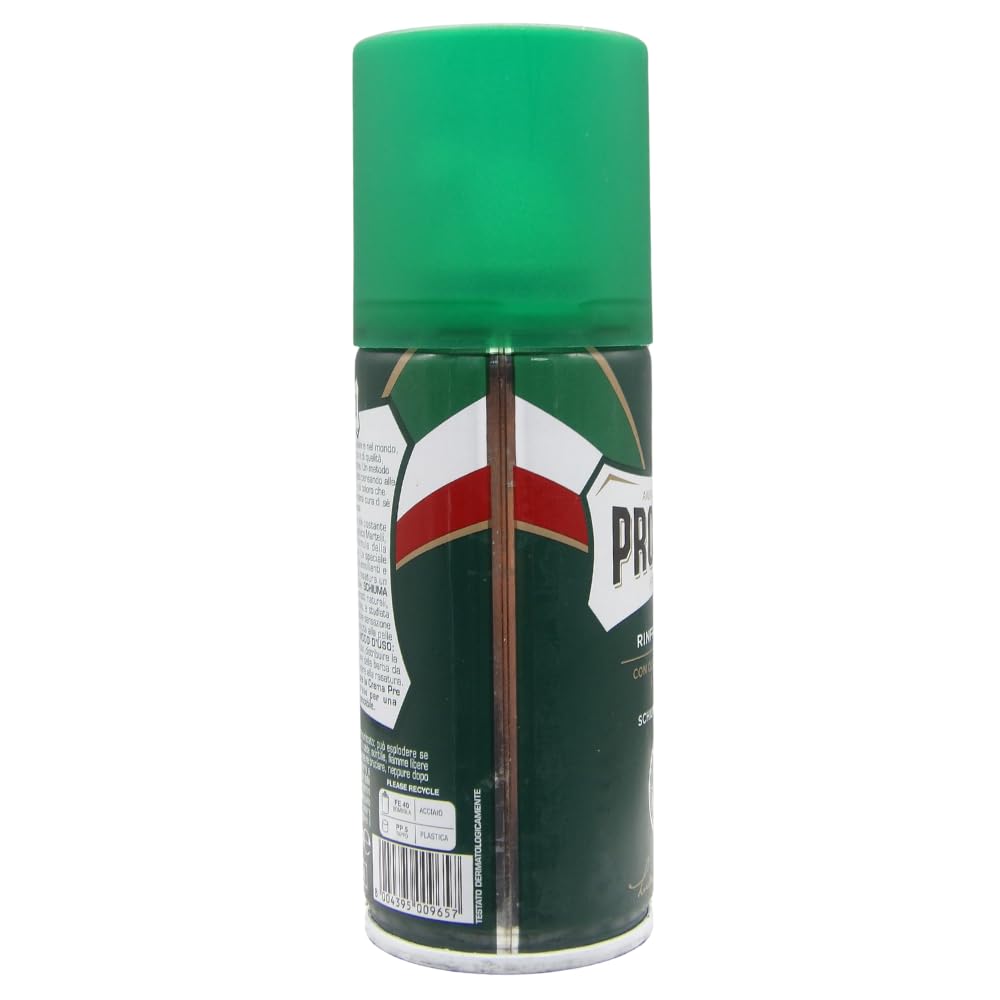 SCHIUMA DA BARBA RINFRESCANTE con olio di eucalipto e mentolo, 100ml. (2 Unità)