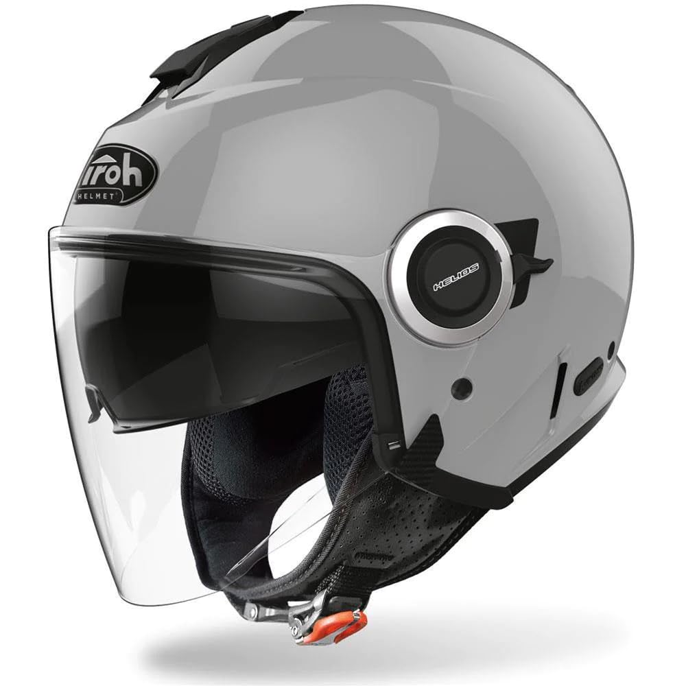CASCO AIROH JET HELIOS COLOR CONCRETE GREY GLOSS S