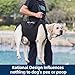 Dog Lift Harness,Full Body Dog Sling Carrier with Handle,Total Body Support for Dogs,Pet Dog Leg Support Sling Adjustable Retractable Breathable Lift Harness (M)